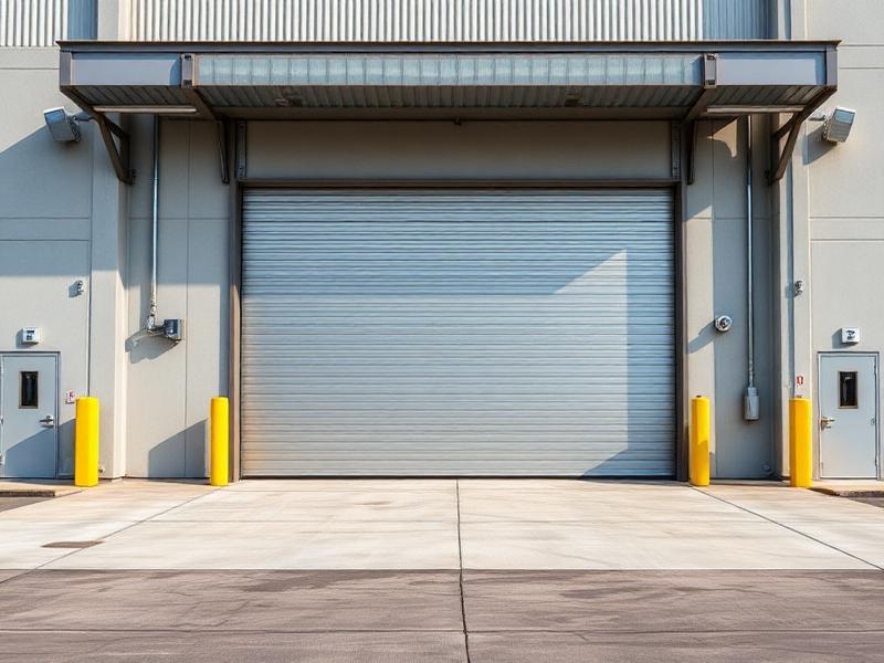 Commercial steel roll-up garage door installation and repair